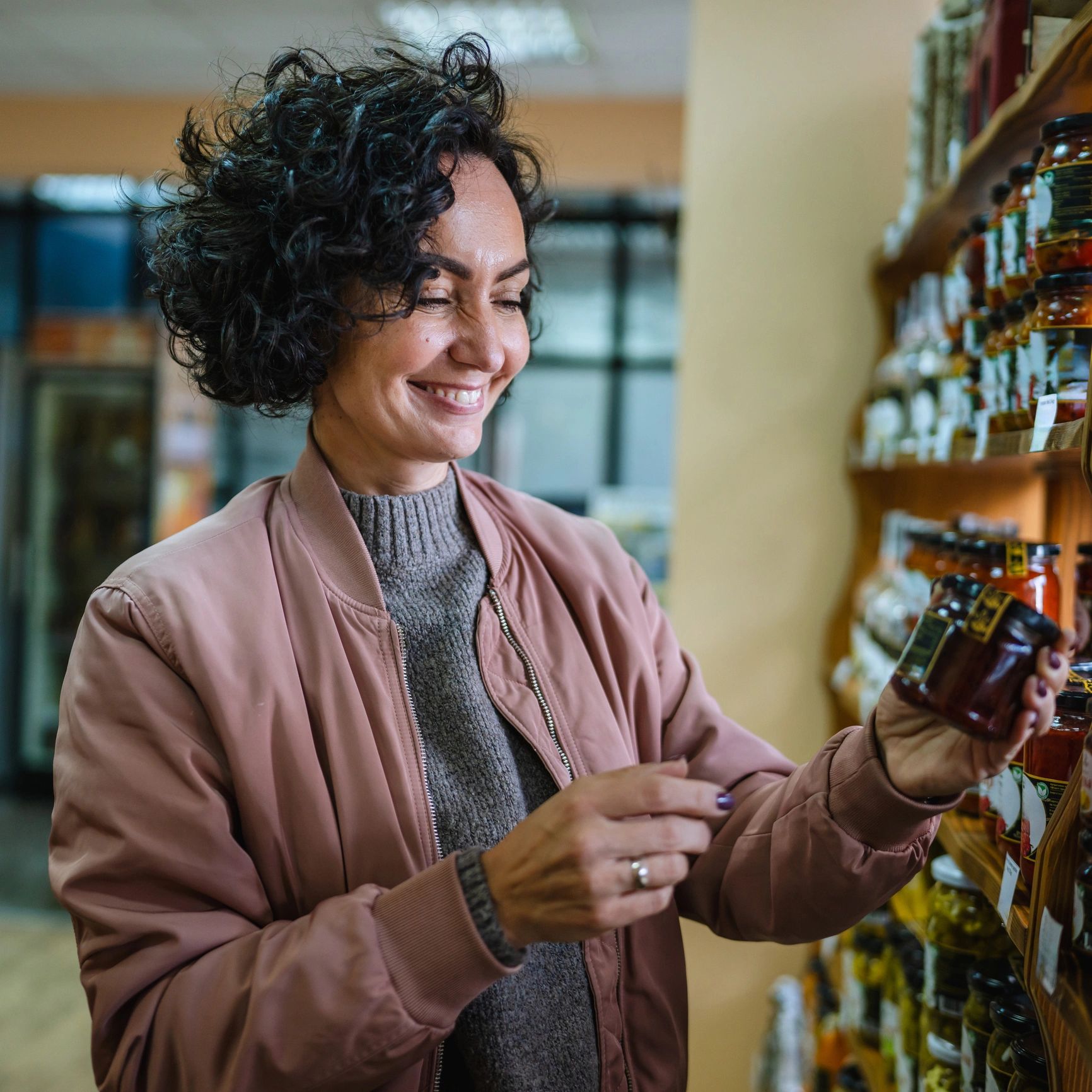 Bulk buyer shopping for food products