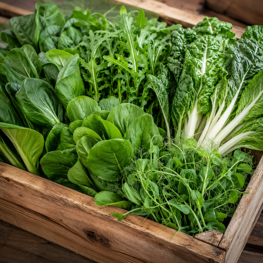 Spring greens